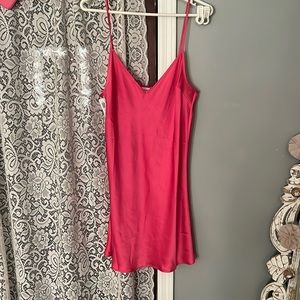 Hot Pink Slip dress